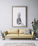 Pineapple B&W Photo Art Printable - Little Gold Pixel