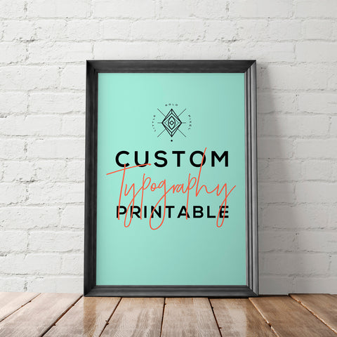 Custom Typography Add-on - Simple Change - Little Gold Pixel