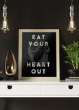 Eat Your Heart Out Art Printable - Little Gold Pixel