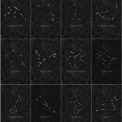Zodiac Constellation Art Printable - Little Gold Pixel