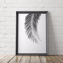 Palm Leaf Art Printable - Little Gold Pixel