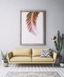Palm Leaf Art Printable - Little Gold Pixel