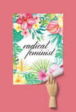 Radical Feminist Art Printable - Little Gold Pixel