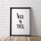 Wild and Free Printable Art - Little Gold Pixel