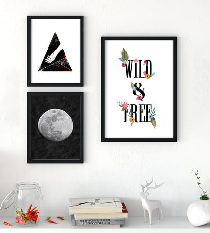 WITCHY WOMAN boho gallery wall starter pack - Little Gold Pixel